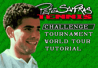 Pete Sampras Tennis screenshot 3 for Sega Genesis